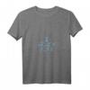 Damen Michel Koordinaten T-Shirt in Vintage Hellblau – Hamburg Geschenkideen für Hamburger, Seeleute und Segler