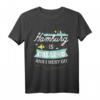 Hamburg Skyline Stadt T-Shirt – Geschenk für Hamburger, Hafenstadt Liebhaber & Touristen zum Geburtstag oder Weihnachten