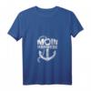 Damen MOIN HAMBURG T-Shirt mit V-Ausschnitt – Norddeutsches Anker-Motiv für Hamburger & Küstenliebhaber