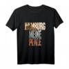 Hamburg T-Shirt für Herren und Damen - Personalisiertes Geschenk mit Spruch 'Hamburg meine Perle' für Geburtstag, Weihnachten & Hafenfeste