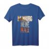 Hamburg T-Shirt für Herren und Damen - Personalisiertes Geschenk mit Spruch 'Hamburg meine Perle' für Geburtstag, Weihnachten & Hafenfeste