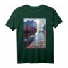 I love Hamburg - Retro Design mit Barkasse & Elbe Hamburg T-Shirt, ideal als Souvenir & Geschenk für Hamburg-Fans