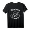 Für alle Fahrradfahrer in Hamburg T-Shirt - Klimafreundliches Geschenk für Radliebhaber, E-Bike & Rennrad Fans