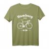 Für alle Fahrradfahrer in Hamburg T-Shirt - Klimafreundliches Geschenk für Radliebhaber, E-Bike & Rennrad Fans