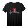 Hamburg Skyline Herzschlag T-Shirt – Fanartikel, Souvenir & Outfit für Hamburg-Liebhaber mit Hafen- und Alster-Motiv