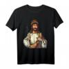 Lustiges Kiffer Jesus Cannabis T-Shirt - Humoriges Hanf Shirt mit religiösem Motiv für Kiffer und Rastafari-Fans