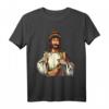 Lustiges Kiffer Jesus Cannabis T-Shirt - Humoriges Hanf Shirt mit religiösem Motiv für Kiffer und Rastafari-Fans