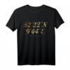 Hannoveraner Koordinaten T-Shirt in Vintage Goldgelb – Stylisches Hannover Design für Hannoverliebhaber und Geschenkideen