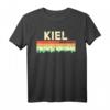 Mein Kiel Skyline Deutschland Heimat Stadt Souvenir T-Shirt – Perfektes Geschenk zum Geburtstag, Weihnachten oder für den Urlaub