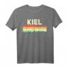 Mein Kiel Skyline Deutschland Heimat Stadt Souvenir T-Shirt – Perfektes Geschenk zum Geburtstag, Weihnachten oder für den Urlaub