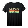 Mein Leipzig Skyline T-Shirt – Heimatstadt Souvenir & Geschenkidee für Leipzig-Fans, Urlaub & Stolz zeigen