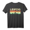 Mein Leipzig Skyline T-Shirt – Heimatstadt Souvenir & Geschenkidee für Leipzig-Fans, Urlaub & Stolz zeigen