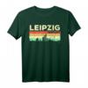 Mein Leipzig Skyline T-Shirt – Heimatstadt Souvenir & Geschenkidee für Leipzig-Fans, Urlaub & Stolz zeigen