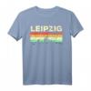 Mein Leipzig Skyline T-Shirt – Heimatstadt Souvenir & Geschenkidee für Leipzig-Fans, Urlaub & Stolz zeigen