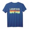 Mein Leipzig Skyline T-Shirt – Heimatstadt Souvenir & Geschenkidee für Leipzig-Fans, Urlaub & Stolz zeigen