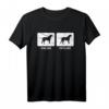 Online - Offline Hundebesitzer Haustier Leine T-Shirt - Geschenkidee für Hundeliebhaber, Freunde & Familie, klassisch geschnitten