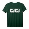 Online - Offline Hundebesitzer Haustier Leine T-Shirt - Geschenkidee für Hundeliebhaber, Freunde & Familie, klassisch geschnitten