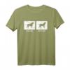 Online - Offline Hundebesitzer Haustier Leine T-Shirt - Geschenkidee für Hundeliebhaber, Freunde & Familie, klassisch geschnitten