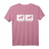 Online - Offline Hundebesitzer Haustier Leine T-Shirt - Geschenkidee für Hundeliebhaber, Freunde & Familie, klassisch geschnitten
