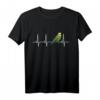 Parakeet Liebhaber Geschenk - Budgie Heartbeat T-Shirt für Vogel- und Sittichfans, ideal als Bird Lover Geschenk
