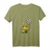 Erdnüsse - Woodstock Flower T-Shirt mit V-Ausschnitt | Offizielles Lizenzprodukt mit Blumen-Design