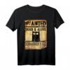 Wanted Dead & Alive Schrödinger's Katze - Lustiges Wissenschafts T-Shirt für Katzenliebhaber, Nerds & Naturwissenschaften Fans