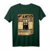 Wanted Dead & Alive Schrödinger's Katze - Lustiges Wissenschafts T-Shirt für Katzenliebhaber, Nerds & Naturwissenschaften Fans
