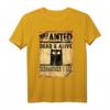 Wanted Dead & Alive Schrödinger's Katze - Lustiges Wissenschafts T-Shirt für Katzenliebhaber, Nerds & Naturwissenschaften Fans