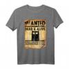 Wanted Dead & Alive Schrödinger's Katze - Lustiges Wissenschafts T-Shirt für Katzenliebhaber, Nerds & Naturwissenschaften Fans