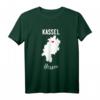 Hessen Kassel Geschenk T-Shirt mit Stadtkarte und Herz – Perfektes Heimatgeschenk für Kassel und Hessen Fans