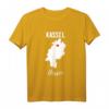 Hessen Kassel Geschenk T-Shirt mit Stadtkarte und Herz – Perfektes Heimatgeschenk für Kassel und Hessen Fans