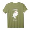 Hessen Kassel Geschenk T-Shirt mit Stadtkarte und Herz – Perfektes Heimatgeschenk für Kassel und Hessen Fans