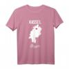 Hessen Kassel Geschenk T-Shirt mit Stadtkarte und Herz – Perfektes Heimatgeschenk für Kassel und Hessen Fans