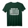 Hessen T-Shirt mit Barcode – Klassisch geschnitten, perfekt für Heimatliebhaber und Hessen-Fans