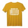 Hessen T-Shirt mit Barcode – Klassisch geschnitten, perfekt für Heimatliebhaber und Hessen-Fans