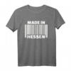 Hessen T-Shirt mit Barcode – Klassisch geschnitten, perfekt für Heimatliebhaber und Hessen-Fans