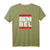 BEM BEL Bembel T-Shirt | Apfelwein aus Hessen im Gerippte T-Shirt – Perfektes Geschenk für Hessen-Fans, Apfelwein-Liebhaber & Heimatverbundene