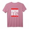 BEM BEL Bembel T-Shirt | Apfelwein aus Hessen im Gerippte T-Shirt – Perfektes Geschenk für Hessen-Fans, Apfelwein-Liebhaber & Heimatverbundene