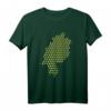 Apfelwein | Frankfurt FFM Hessen Geschenk Geripptes T-Shirt – Originelles Hessen-Design für Apfelwein-Fans, Landkartenliebhaber und Lehrer