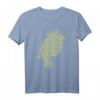 Apfelwein | Frankfurt FFM Hessen Geschenk Geripptes T-Shirt – Originelles Hessen-Design für Apfelwein-Fans, Landkartenliebhaber und Lehrer