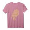 Apfelwein | Frankfurt FFM Hessen Geschenk Geripptes T-Shirt – Originelles Hessen-Design für Apfelwein-Fans, Landkartenliebhaber und Lehrer