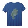 Apfelwein | Frankfurt FFM Hessen Geschenk Geripptes T-Shirt – Originelles Hessen-Design für Apfelwein-Fans, Landkartenliebhaber und Lehrer