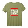 Äppler macht geil | Apfelwein Hessen Gerippte Bembel Handkäs T-Shirt – Lustiges Hessen Geschenk für Frankfurt, Wiesbaden & Kassel