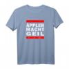 Äppler macht geil | Apfelwein Hessen Gerippte Bembel Handkäs T-Shirt – Lustiges Hessen Geschenk für Frankfurt, Wiesbaden & Kassel