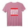 Äppler macht geil | Apfelwein Hessen Gerippte Bembel Handkäs T-Shirt – Lustiges Hessen Geschenk für Frankfurt, Wiesbaden & Kassel
