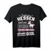 Lustiges Hessen Spruch T-Shirt für Frauen mit Einhorn - Perfektes Geschenk für Hessen-Liebhaberinnen und Heimatstolze