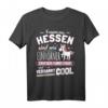 Lustiges Hessen Spruch T-Shirt für Frauen mit Einhorn - Perfektes Geschenk für Hessen-Liebhaberinnen und Heimatstolze
