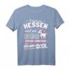 Lustiges Hessen Spruch T-Shirt für Frauen mit Einhorn - Perfektes Geschenk für Hessen-Liebhaberinnen und Heimatstolze