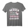 Lustiges Hessen Spruch T-Shirt für Frauen mit Einhorn - Perfektes Geschenk für Hessen-Liebhaberinnen und Heimatstolze