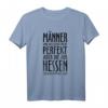Hessische Männer (Schwarz) Hessen T-Shirt mit Spruch – Lustiges Geschenk für Selbstbewusste aus Hessen, Frankfurt, Wiesbaden, Kassel und mehr